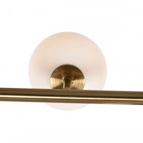 Lampadario DKD Home Decor 83 x 36 x 36 cm Cristallo Dorato Metallo Bianco