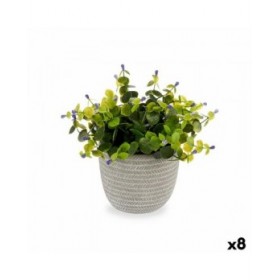 Pianta Decorativa Ibergarden QY-H022 Plastica Fiori 21 x 20,6 x 21 cm (8 Unità)