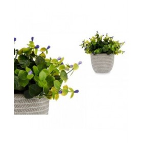 Pianta Decorativa Ibergarden QY-H022 Plastica Fiori 21 x 20,6 x 21 cm (8 Unità)