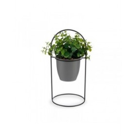 Pianta Decorativa Ibergarden QY-H093 Metallo Plastica Fogli Rotonda 21 x 30 x 21 cm (8 Unità)