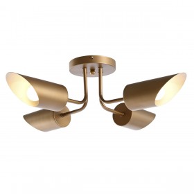 Lampadario DKD Home Decor Dorato Metallo 50 W 70 x 70 x 20 cm