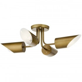 Lampadario DKD Home Decor Dorato Metallo 50 W 70 x 70 x 20 cm