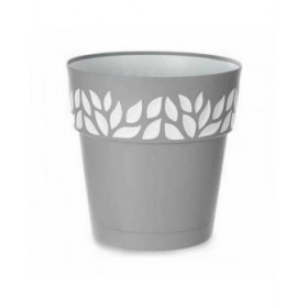 Vaso Autoirrigante Stefanplast Cloe Grigio Plastica 29 x 29 x 29 cm (6 Unità)
