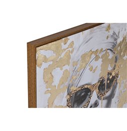 Lampada da Terra DKD Home Decor 109 x 30 x 168 cm Nero Dorato Metallo 220 V 50 W
