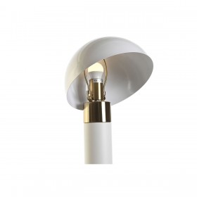 Lampada da tavolo DKD Home Decor Dorato Metallo Bianco 220 V 50 W 24 x 24 x 36 cm