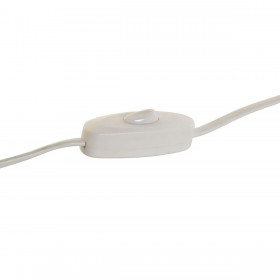 Lampada da tavolo DKD Home Decor Bianco Metallo Ferro 50 W 220 V 31 x 31 x 70 cm