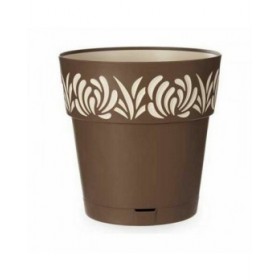 Vaso Autoirrigante Stefanplast Gaia Marrone Plastica 29 x 29 x 29 cm (6 Unità)