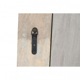 Specchio da parete DKD Home Decor Marrone Naturale Cristallo Legno di mango Indiano 76,5 x 3 x 122 cm