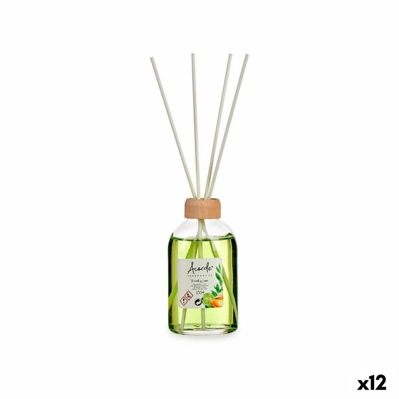 Bastoncini Profumati Acorde 83661 Lime Tè Verde 100 ml (12 Unità)