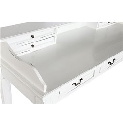 Cornice Portafoto DKD Home Decor 20,4 x 2,5 x 26 cm Rame Bianco Resina Romantico