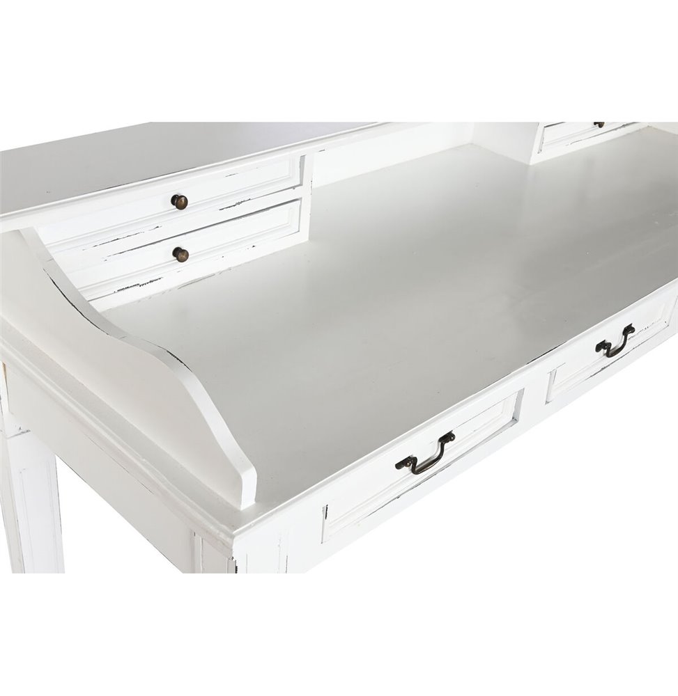 Cornice Portafoto DKD Home Decor 20,4 x 2,5 x 26 cm Rame Bianco Resina Romantico