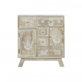 Cassettiera DKD Home Decor Naturale Legno di mango 61 x 33,5 x 68,5 cm