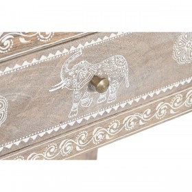 Ingresso DKD Home Decor Naturale Legno di mango Specchio 117 x 40 x 76 cm