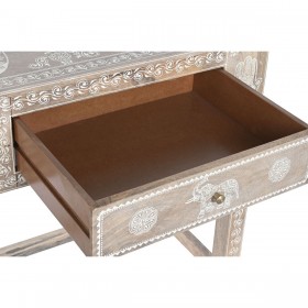 Ingresso DKD Home Decor Naturale Legno di mango Specchio 117 x 40 x 76 cm