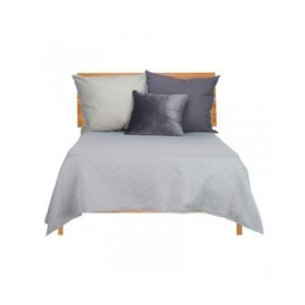 Trapunta 240 x 260 cm Geometrico Grigio (4 Unità)