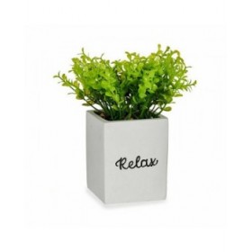 Pianta Decorativa Ibergarden HY2-39 Plastica Cemento Fogli Piccola 13 x 18 x 13 cm (6 Unità)