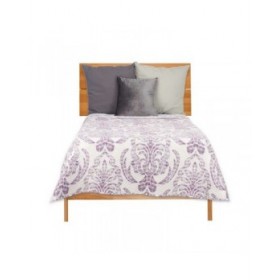 Trapunta Reversibile 240 x 260 cm Bianco Viola (6 Unità)