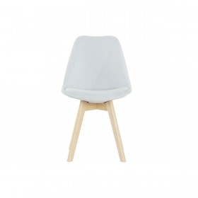 Sedia DKD Home Decor 48 x 56 x 83 cm Schiuma Beige Azzurro Faggio