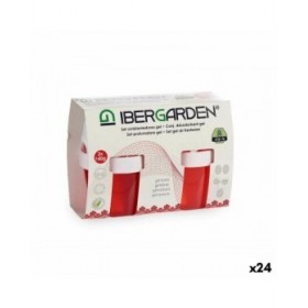 Set Deodorante per Ambienti Ibergarden 11001 Geranio Gel (24 Unità)