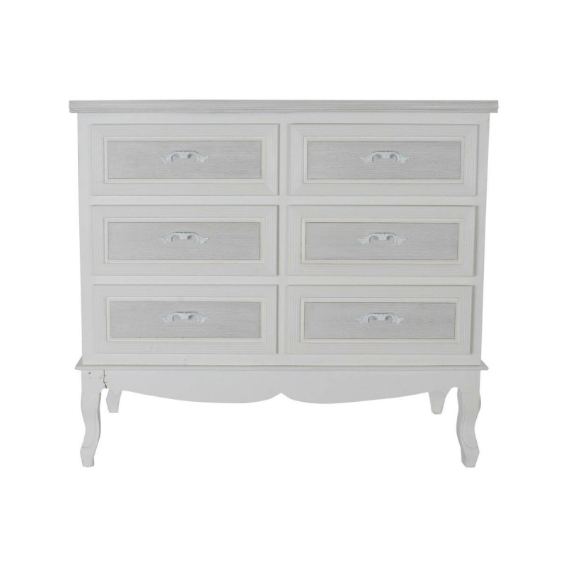 Cassettiera DKD Home Decor 100 x 40 x 87 cm Legno Bianco Romantico Legno MDF