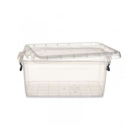 Scatola portaoggetti con coperchio Kipit TP545-1 Trasparente Plastica (12 Unità)
