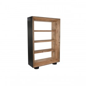 Scaffale DKD Home Decor Marrone Nero Pino Legno Riciclato 120 x 48 x 240 cm 120 x 40 x 183 cm