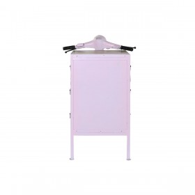 Cassettiera DKD Home Decor 100 x 68 x 105 cm Metallo Moto Rosa chiaro Legno di mango