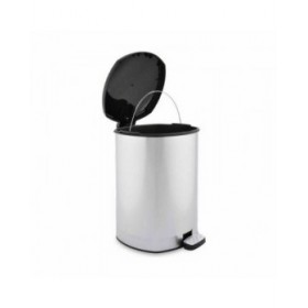 Cestino a pedale Berilo D002-1 Argentato Plastica 20 L (4 Unità)