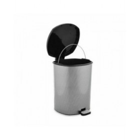 Cestino a pedale Berilo D-003-2 Grigio scuro Plastica 11 L (6 Unità)