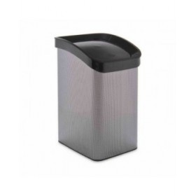 Cestino Berilo D085-2 Grigio scuro Plastica 12 L Oscillante (6 Unità)