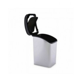 Cestino Berilo D093-1 Argentato Plastica 23 L Oscillante (6 Unità)