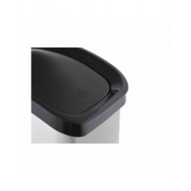 Cestino Berilo D093-1 Argentato Plastica 23 L Oscillante (6 Unità)