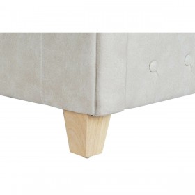 Divano DKD Home Decor 151 x 82 x 70 cm Naturale Legno Marrone Crema Vintage
