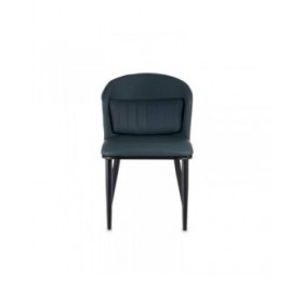 Poltrona Rotondo Azzurro Nero Acciaio 51 x 83,5 x 54 cm (2 Unità)