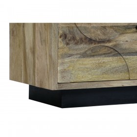 Stand Espositore DKD Home Decor Cristallo Legno di mango 90 x 40 x 190 cm