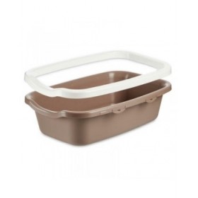 Lettiera per Gatti Mascow 87893 Bianco Beige Plastica 38 x 16 x 58,5 cm (11 Unità)