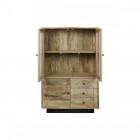 Stand Espositore DKD Home Decor Cristallo Legno di mango 90 x 40 x 190 cm