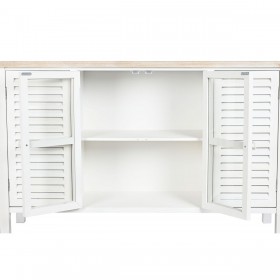 Credenza DKD Home Decor Bianco Abete Legno MDF 130 x 40 x 80 cm