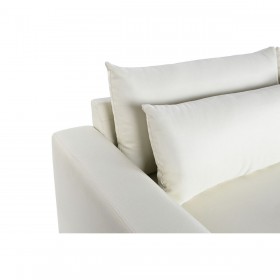 Divano Chaise Longue DKD Home Decor Beige Crema Legno Moderno 386 x 218 x 88 cm
