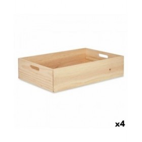 Scatola Decorativa Legno di pino 40 x 14 x 60 cm (4 Unità)
