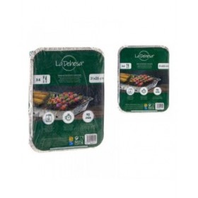 Barbecue Usa e Getta Alluminio Carbone 23,5 x 6 x 30,5 cm (12 Unità)