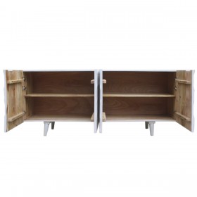 Credenza DKD Home Decor 177 x 40 x 75 cm Bianco Legno di mango