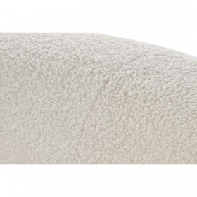 Divano DKD Home Decor Bianco Senape Metallo Nuvole Scandi 155 x 75 x 92 cm