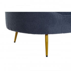 Divano DKD Home Decor Azzurro Dorato Metallo Nuvole Scandi 155 x 75 x 92 cm