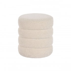 Poggiapiedi DKD Home Decor Bianco Legno MDF Moderno 43 x 43 x 47 cm