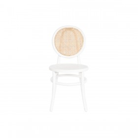 Sedia DKD Home Decor Bianco Nero Naturale 43 x 50 x 89 cm