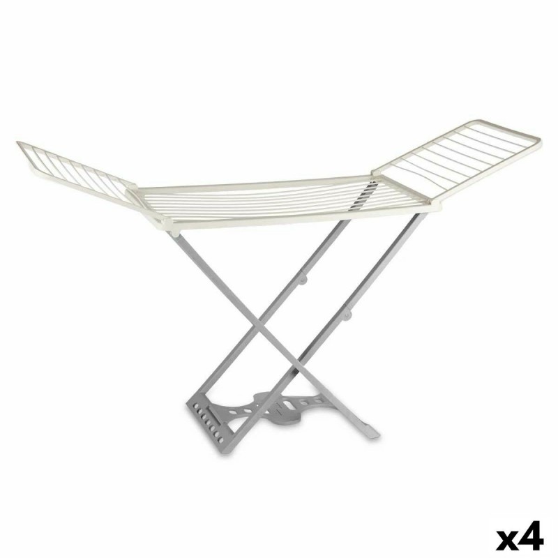Stendibiancheria Pieghevole Kipit Pompeya Antracite Resina polipropilene 190 x 56 x 115 cm (4 Unità)