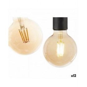 Lampadina LED Vintage E27 Trasparente 4 W 9,5 x 14 x 9,5 cm (12 Unità)