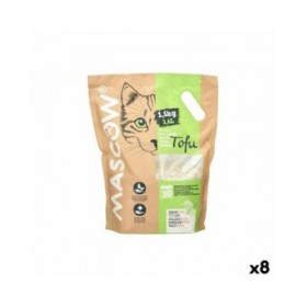 Sabbia per Gatti 1,5 Kg Soia Bianco (8 Unità)
