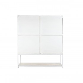 Scaffale DKD Home Decor Bianco Nero Metallo Legno di mango 170 x 45 x 200 cm